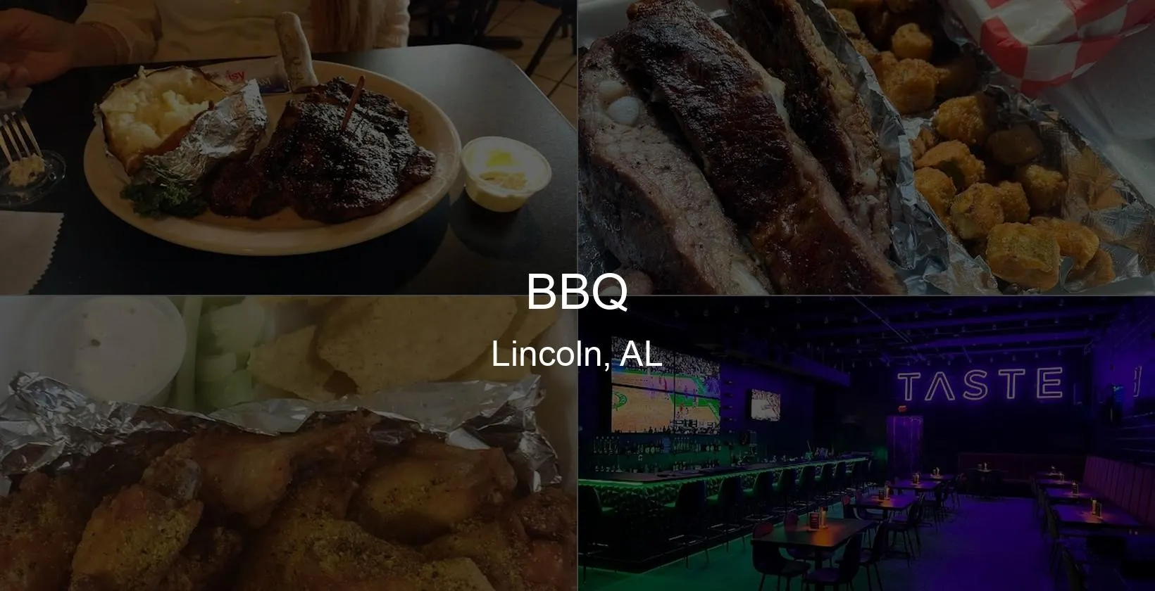 BBQ in Lincoln, AL Photo