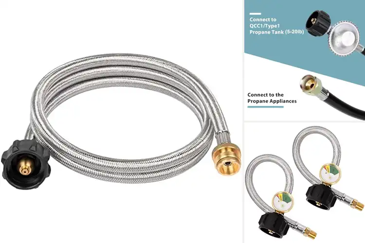 Detailed view of 10 Best Adapter Hoses for Propane Tanks That Simplify Cooking