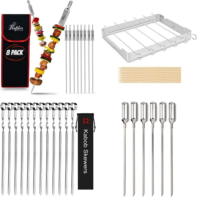 10 Best BBQ Skewers Sets for Effortless Grilling