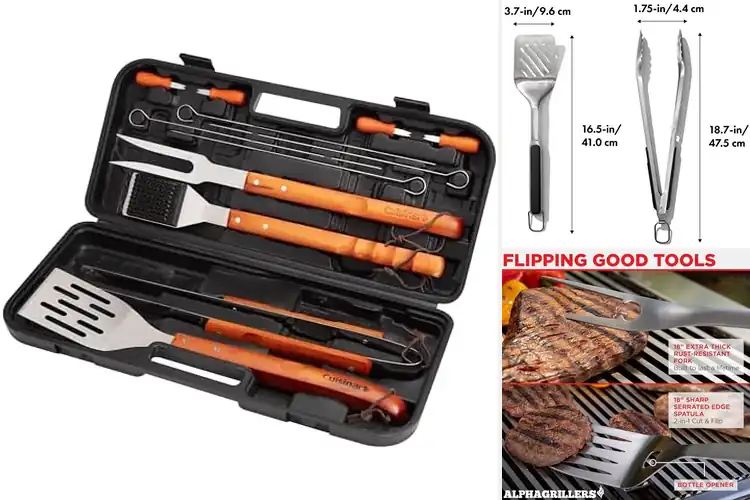 Detailed view of 10 Best BBQ Utensils for Effortless Grilling Success