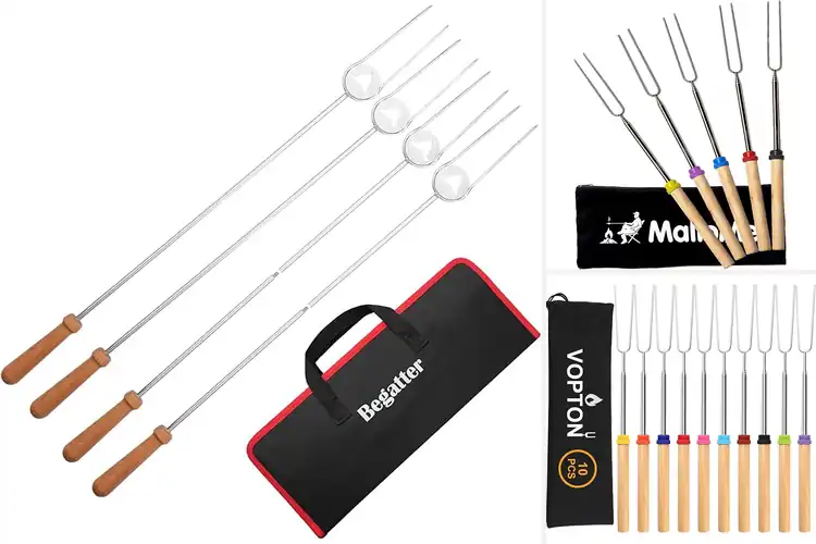 Detailed view of Top 10 Camping Roasting Sticks for Perfect S’mores