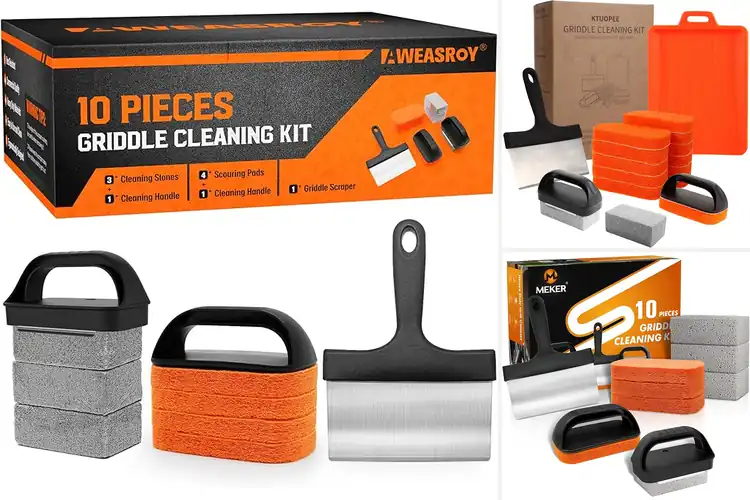 Detailed view of Top 10 Griddle Cleaning Kits for Effortless Cooking Cleanup