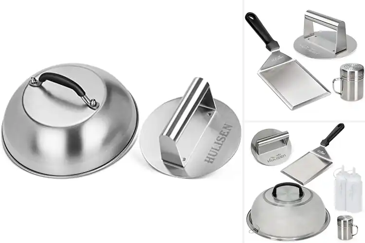Detailed view of 10 Best Griddle Smashers for Juicy, Crispy Burgers