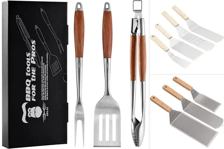 Detailed view of Top 10 Grill Spatulas for BBQ Mastery