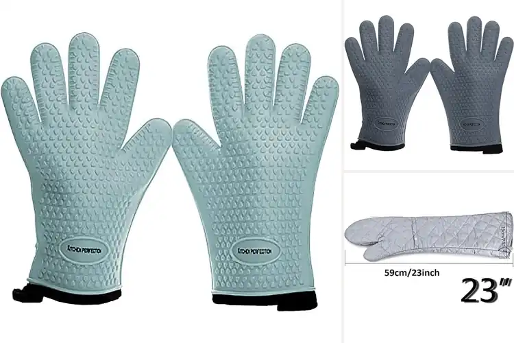 Detailed view of 10 Best Heat Resistant Kitchen Gloves to Keep You Safe