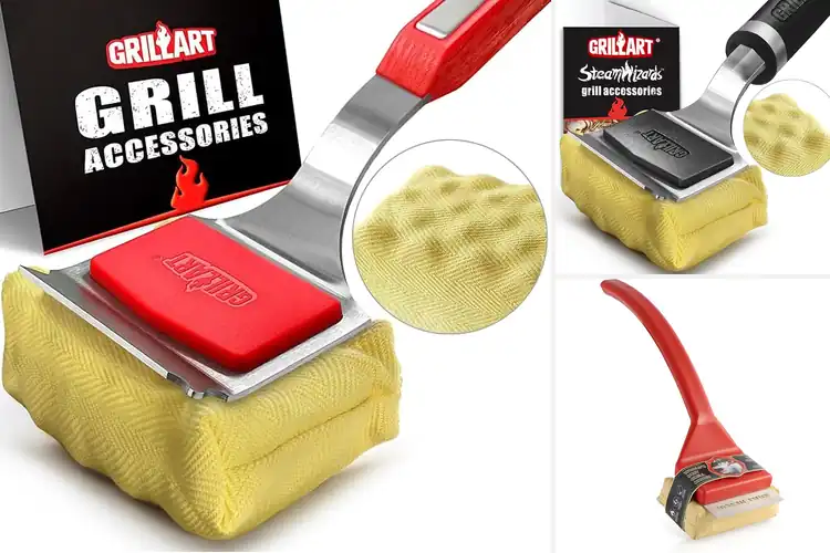 Detailed view of Top 10 Replaceable Grill Cleaning Heads for Easy Maintenance